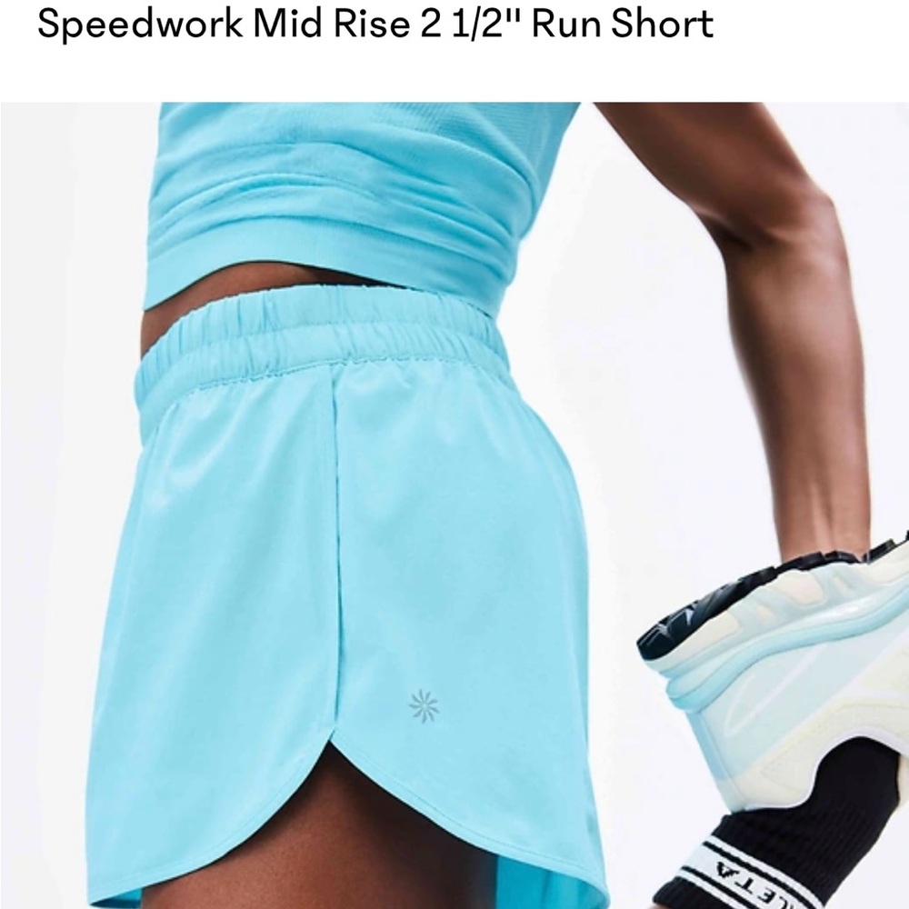 Athleta Speedwork mid- rise 2 1/2” Run Short XS